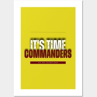 IT'S TIME COMMANDERS Posters and Art